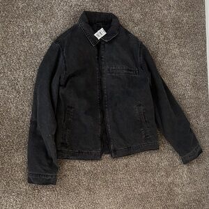 Rsq Black Denim Jacket nwt S